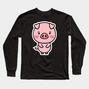 Cute Pig Long Sleeve T-Shirt